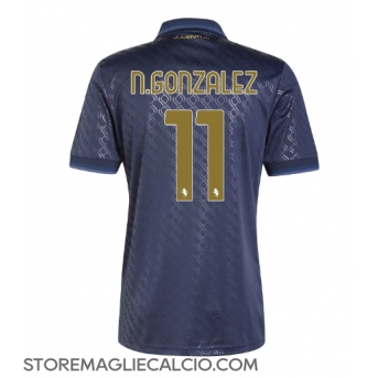 Juventus Nicolas Gonzalez #11 Maglia Gara Terza Repliche 2024-25 Maniche Corte